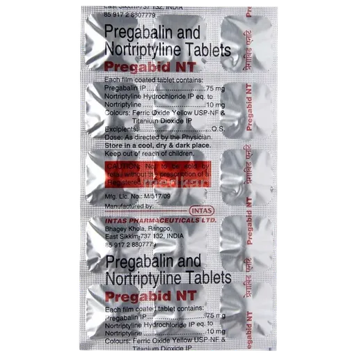 pregabid nt 75mg tablet 15's